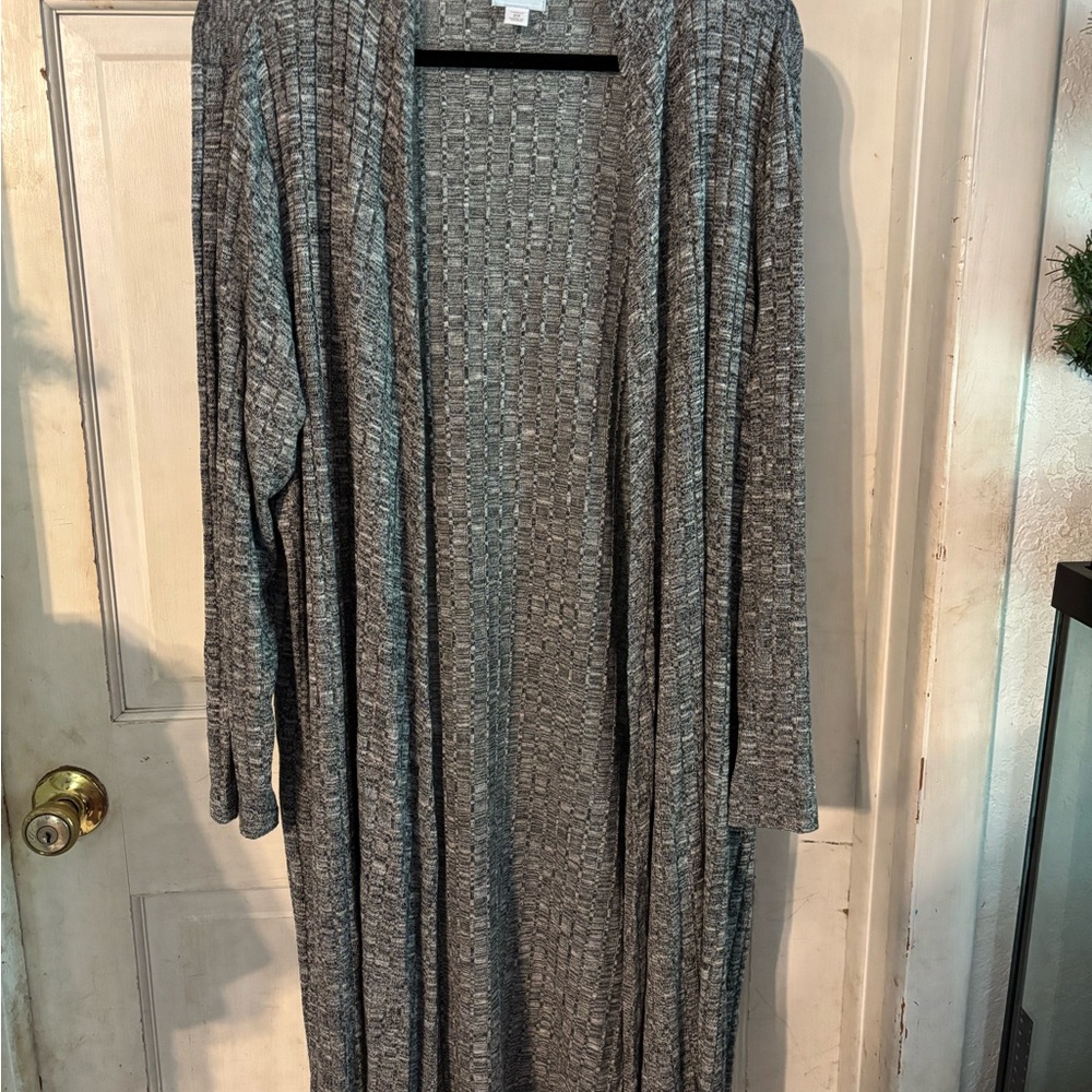 Sunday Gray Long Cardigan